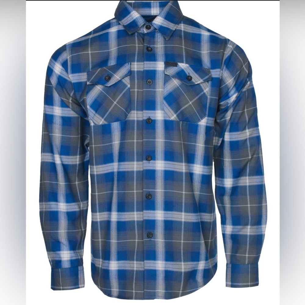 👀 Dixxon Flannel "Damen Ave" Men's Large Button Plaid Chicago Shirt 👀🫵